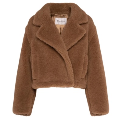 Max Mara Gardone 毛绒短款大衣<br />       5折 €800（约6648.72元）