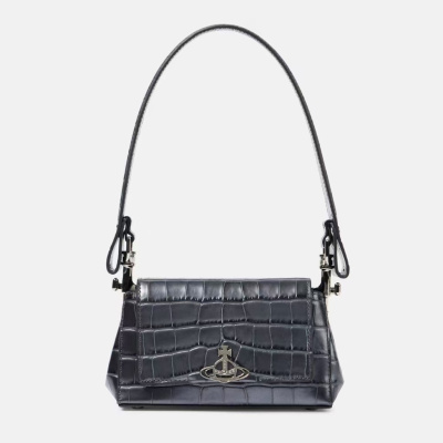 VIVIENNE WESTWOOD 西太后 Hazel 小号银色鳄鱼皮单肩包<br />       7折 HK$2310（约2120.58元）