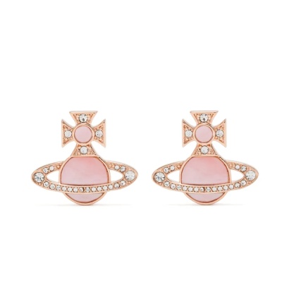 上新！Vivienne Westwood 西太后 Rina 土星徽标耳环<br />       ¥1350