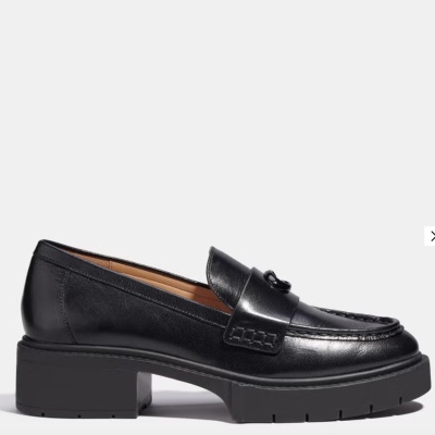 Coach Leah Leather 乐福鞋<br />       7折 £157.5（约1132.42元）