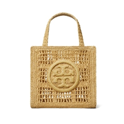 宋雨琦同款 TORY BURCH 汤丽柏琦 Ella XS 钩编针织手提包<br />       6折 ¥2170