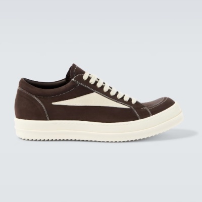 RICK OWENS 棕色绒面运动鞋<br />       €670（约5610.98元）