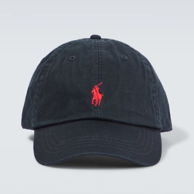 POLO RALPH LAUREN 拉夫劳伦黑色小马徽标棒球帽<br />       9折 HK$373.5（约341.6元）