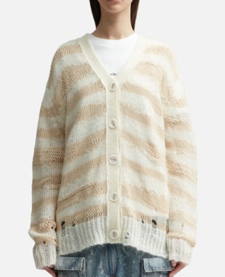 白鹿同款！Acne Studios 破洞开衫<br />       3.6折 $225（约1620.11元）