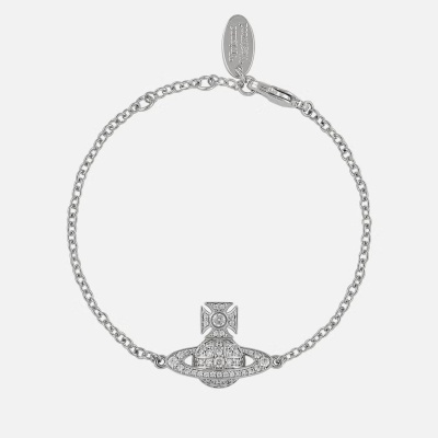 VIVIENNE WESTWOOD 西太后 Carmela Bas Relief 银色土星徽标手链<br />       6.5折 £68.25（约660.33元）