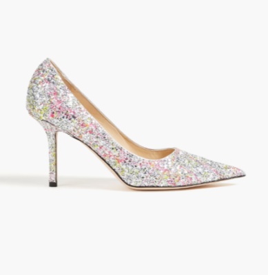 JIMMY CHOO Love 85 缀饰缎面高跟鞋<br />       5.5折 $454（约3250.82元）