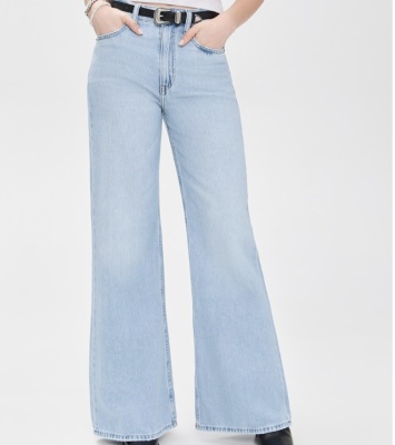 Polo Ralph Lauren 3x1 Rigid Denim Standard Wide Leg Pants  3x1 Rigid 阔腿牛仔裤<br />       5.2折 $139.36（约994.81元）