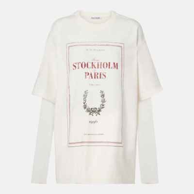 多明星上身！ACNE STUDIOS 2025七夕甄选系列假两件长袖T恤<br />       €380（约3182.77元）