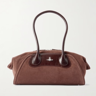 VIVIENNE WESTWOOD 西太后 Shirley 小号绒面单肩包<br />       HK$6264（约5754.11元）