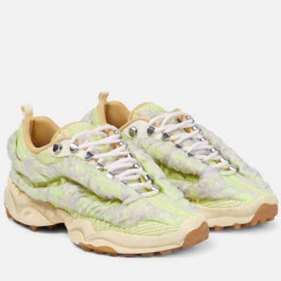 小码有货！ACNE STUDIOS Bubba 荧光绿运动鞋<br />       5折 €189（约1583.97元）