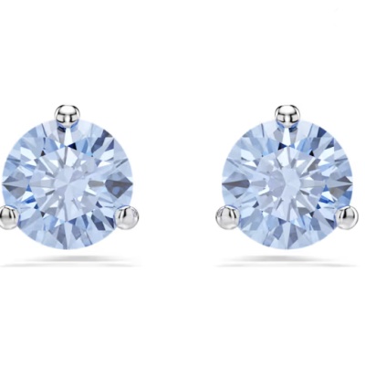 Swarovski 施华洛世奇 蓝色圆钻耳钉<br />       7折 $48（约342.81元）