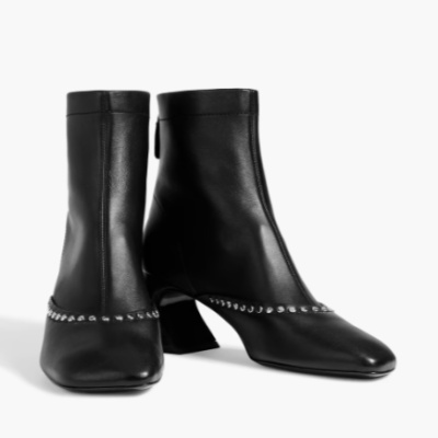 3.1 PHILLIP LIM ID 柔软铆钉皮革踝靴<br />       4.5折 $282（约2015.62元）