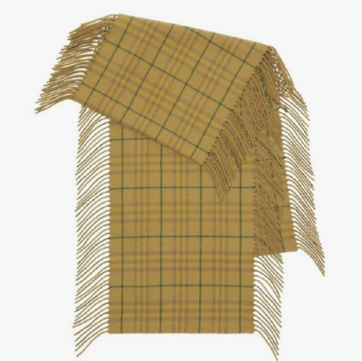 金靖同款黄色！Burberry 羊绒围巾<br />       4.8折 $348（约2487.02元）