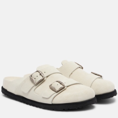 BIRKENSTOCK 1774 勃肯 222 West 白色绒面平底鞋<br />       7折 €287（约2375.36元）
