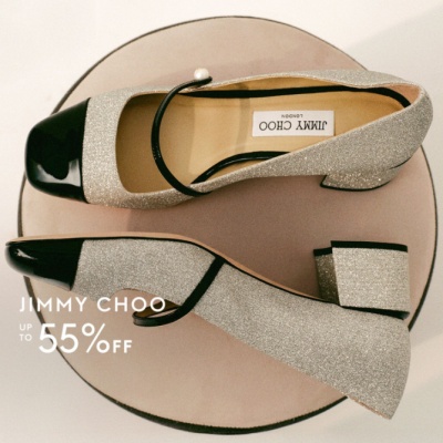THE OUTNET 美站：Jimmy Choo 秋日奢享季 闪片浅口女鞋$413<br />       低至4.5折