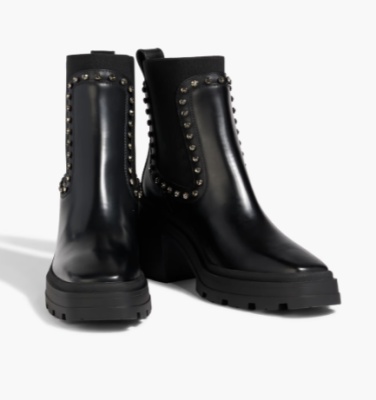 Jimmy Choo Veronique 80 水晶缀饰皮革切尔西靴<br />       5折 $675（约4821.93元）