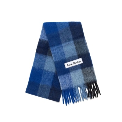 ACNE STUDIOS 克莱因蓝格纹围巾<br />       9折 ¥2177.1