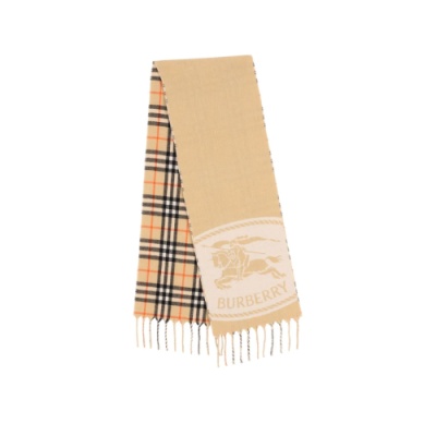 Burberry 骑士印花双面羊绒围巾<br />       5.1折 $460.87（约3291.76元）