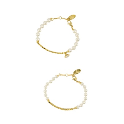 Vivienne Westwood 西太后 Amelia 珠饰品牌标志手链 2条装<br />       6.9折 ¥1397