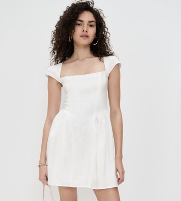 Reformation Oaklyn Linen 连衣裙<br />       3.8折 $74.25（约526.66元）