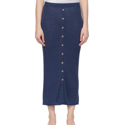 Baserange 蓝色 Drip 半身裙<br />       3折 HK$756（约688.19元）