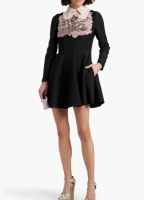 VALENTINO GARAVANI 真丝混纺绉纱迷你连衣裙<br />       3折 $1797（约12736.06元）