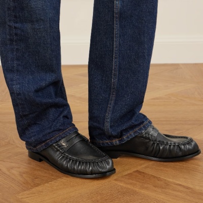 SAINT LAURENT 圣罗兰 Le 徽标黑色乐福鞋<br />&nbsp;&nbsp;&nbsp;&nbsp;&nbsp;&nbsp;&nbsp;HK$8950（约8055.9元）