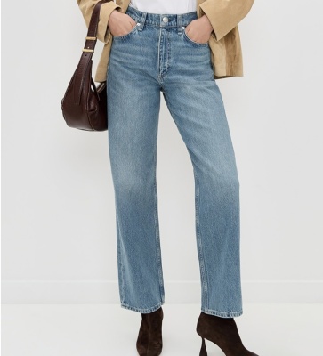 rag & bone Shea 高腰牛仔裤<br />&nbsp;&nbsp;&nbsp;&nbsp;&nbsp;&nbsp;&nbsp;6折&nbsp;$166.8（约1165.92元）