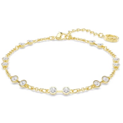 Swarovski 施华洛世奇 18k金圆形水晶手链<br />&nbsp;&nbsp;&nbsp;&nbsp;&nbsp;&nbsp;&nbsp;7折&nbsp;$55（约370.57元）