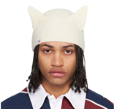 Charles Jeffrey LOVERBOY 灰白色 Ears Rib 毛线帽<br />&nbsp;&nbsp;&nbsp;&nbsp;&nbsp;&nbsp;&nbsp;5.9折&nbsp;$89（约598.53元）