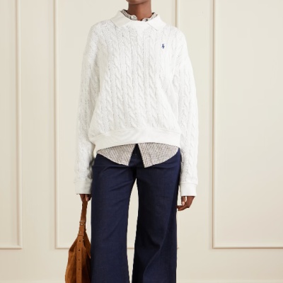 POLO RALPH LAUREN 拉夫劳伦针织绞花Polo衫<br />&nbsp;&nbsp;&nbsp;&nbsp;&nbsp;&nbsp;&nbsp;$230（约1543.07元）